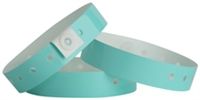 Aqua Plastic Wristbands