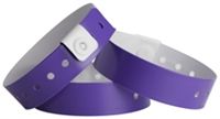 Purple Vinyl Wristbands