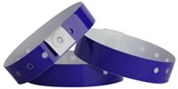 Navy Blue Plastic Wristbands
