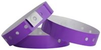 Purple Plastic Wristbands