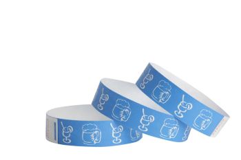 Tyvek® Wristbands - Drink - Turquoise