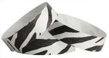 Tyvek® Wristbands - Zebra - Black & White