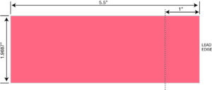 Stock Thermal Tickets (1 31/32" x 5 1/2") - Code AB - Coral - 10,000 Count