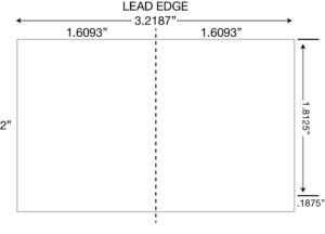 Stock Thermal Tickets (3 7/32" x 2") - Code AJ - White - 16,000 Count