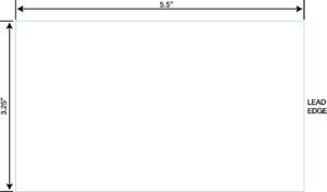 Stock Thermal Tickets (3 1/4" x 5 1/2") - Code AH - White - 6,000 Count