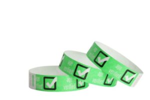 Tyvek® Wristbands -- Age Verified - Green