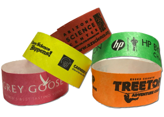 Custom wristbands from National Ticket Company